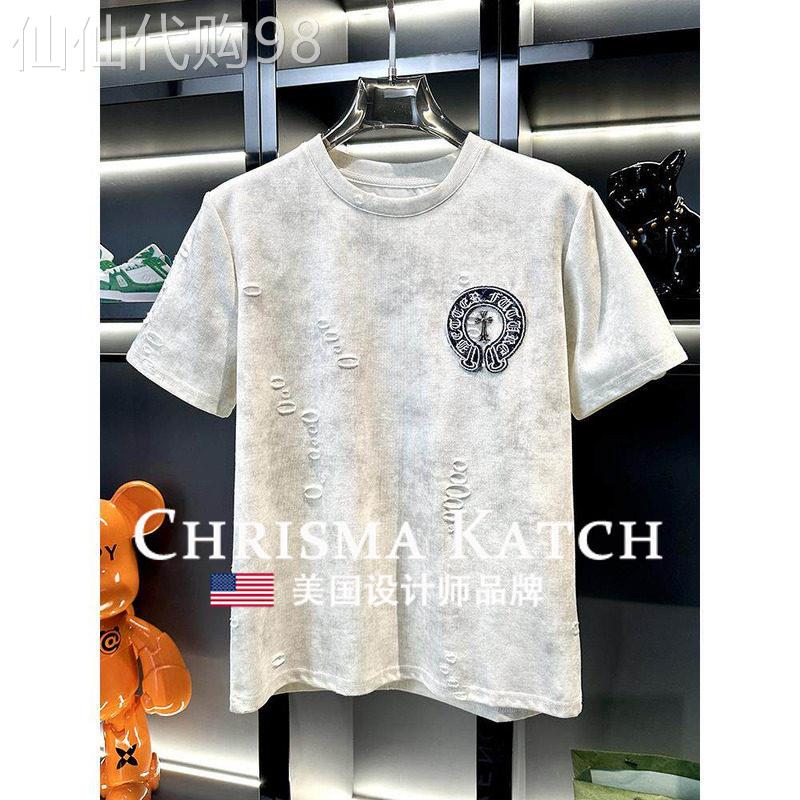 出口美国Chrisma Katch~短袖t恤男女夏季宽松休闲半袖体恤上衣