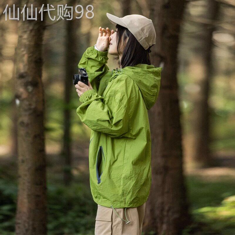 潮牌防晒衣女款2026夏季薄款长款全身防紫外线冲锋衣外套防晒服男