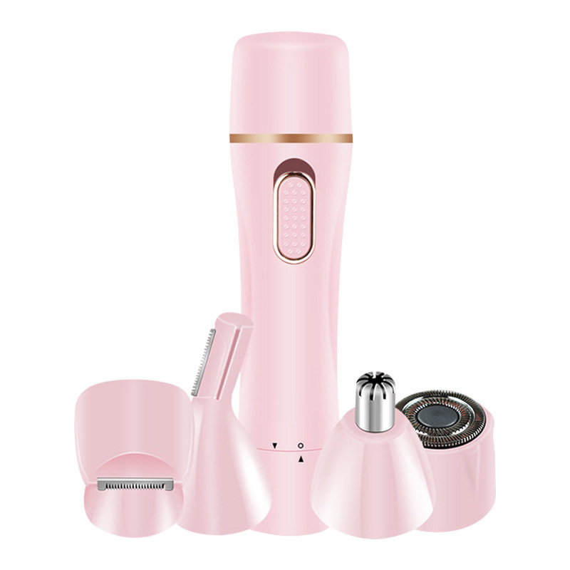 现货4合一干电池多功能修剪器 女士剃毛器鼻毛器修眉刀修鬓角