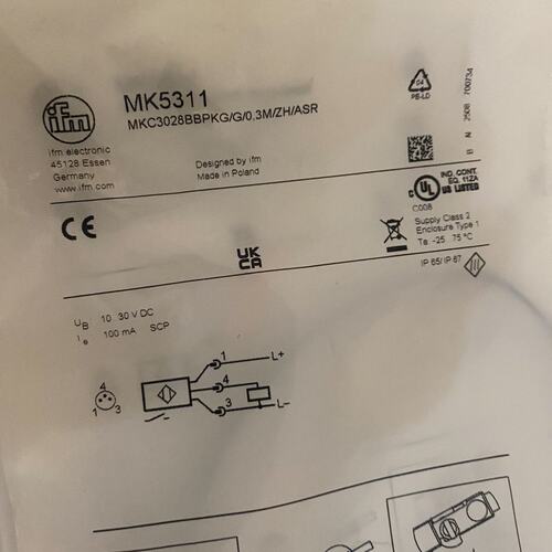议价IFM磁性开关MK5311MK5312MK5313