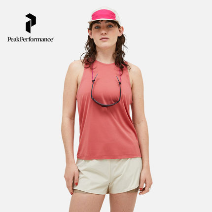 PeakPerformance壁克峰盐系户外女轻薄凉感运动中性色训练背心T恤
