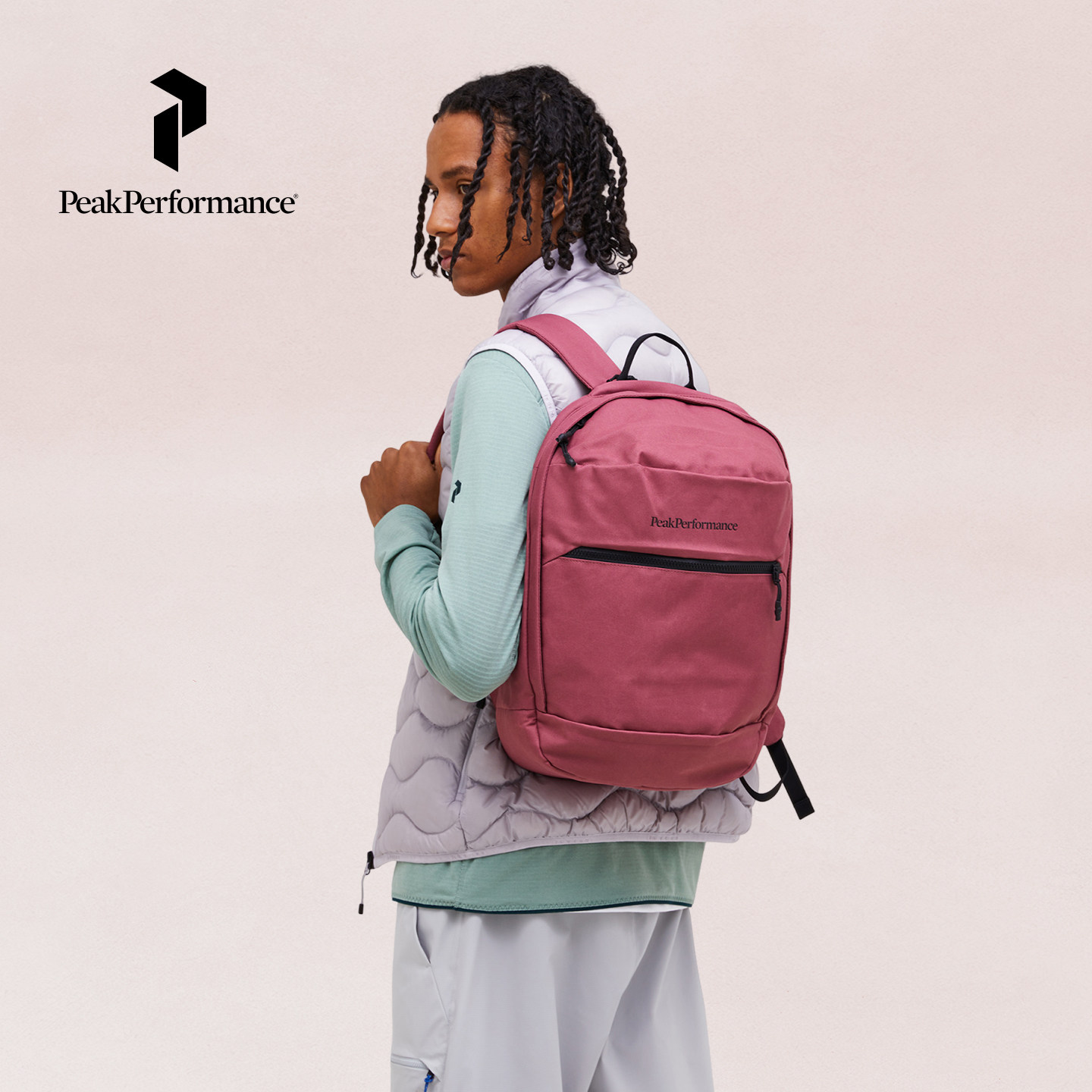 Peak Performance 壁克峰Detour盐系户外通勤徒步自由行双肩背包 - 实物图