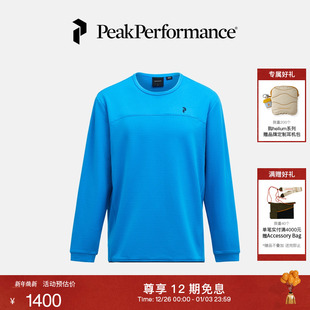 Peak Grid男子抓绒拉链口袋叠穿圆领卫衣 Performance壁克峰Trail