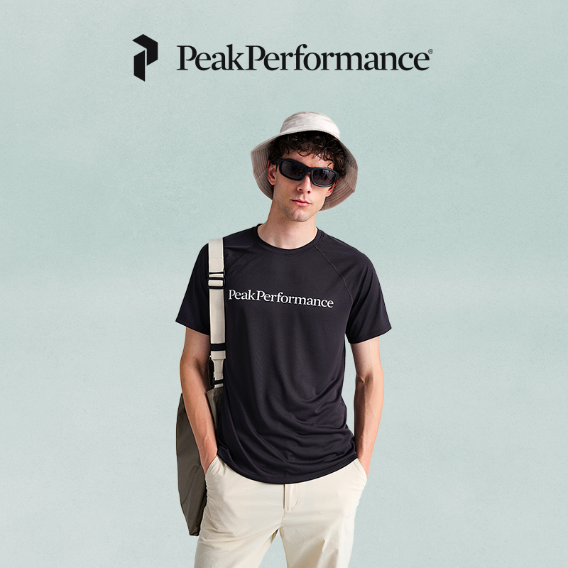 Peak Performance壁克峰男子户外运动弹力快干透气休闲短袖T恤