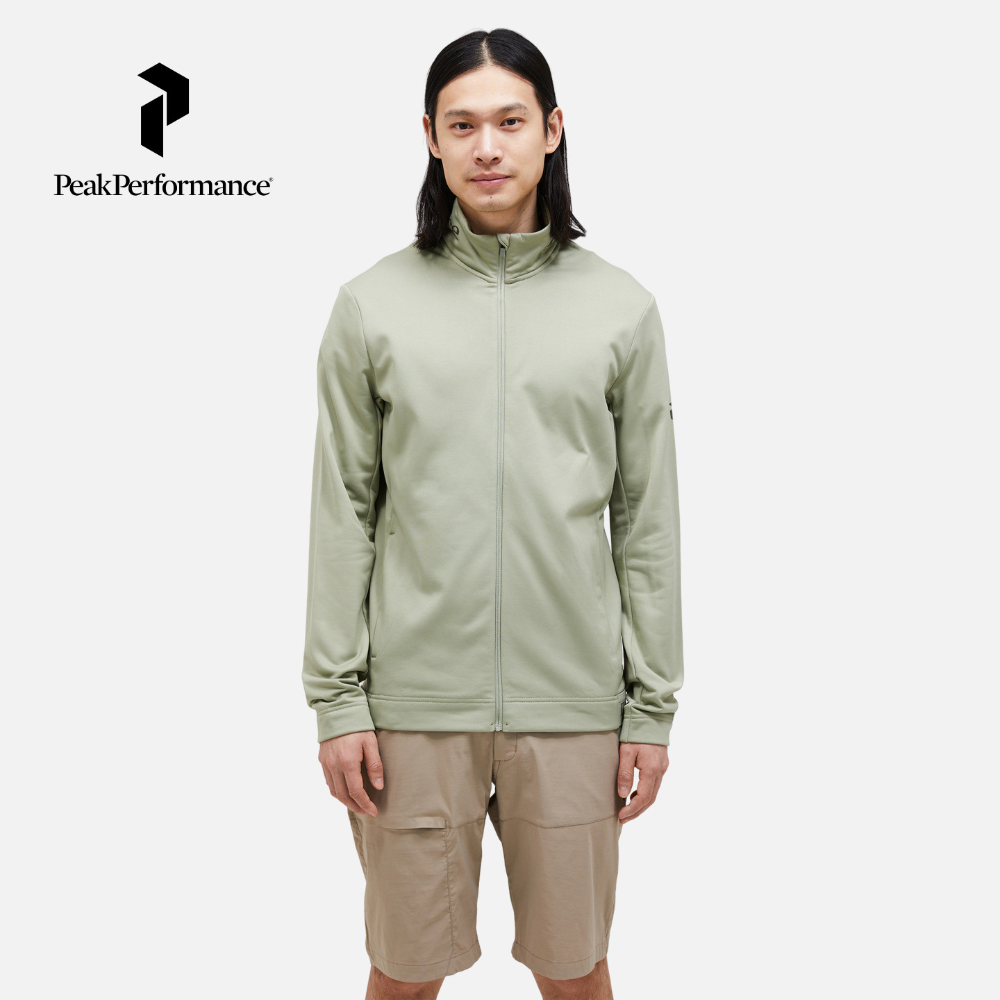 Peak Performance壁克峰Rider Tech男子吸湿排汗舒适百搭中层夹克