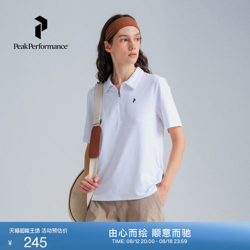 壁克峰女户外高尔夫短袖POLO衫