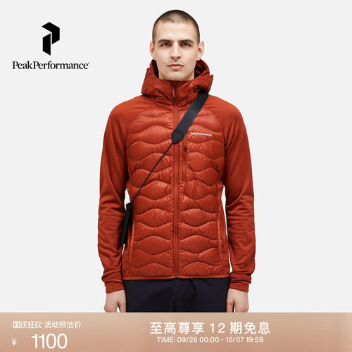 Peak Performance壁克峰吐司服®Hybrid情侣拼接保暖羽绒服