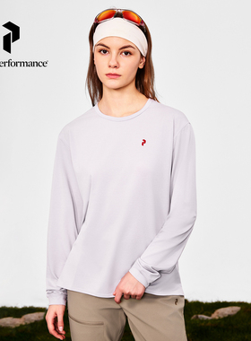 Peak Performance壁克峰Trail LS新品女户外休闲圆领长袖速干T恤