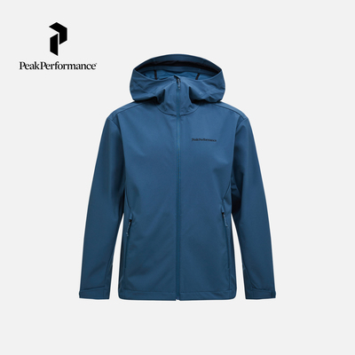 壁克峰男子连帽软壳夹克