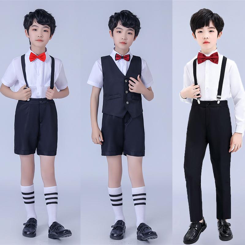 儿童礼服西服套装花童背