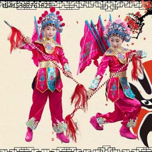 小荷风采刀马旦儿童演出服花木兰女童舞蹈服戏曲表演服京剧服装