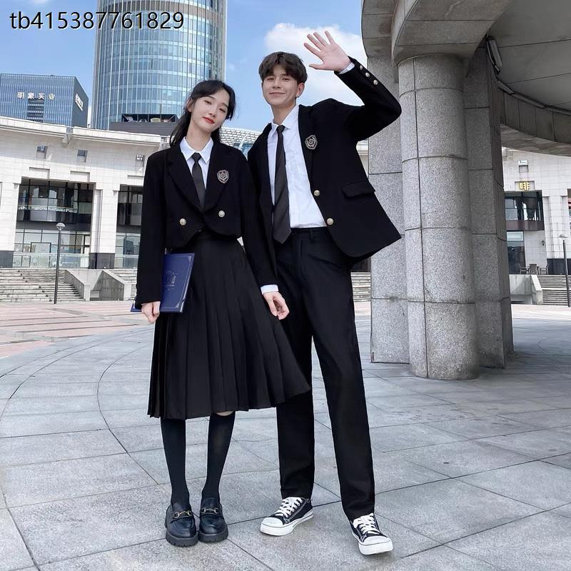 韩版中学生班服套装运动