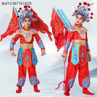 小荷风采儿童刀马旦演出服少儿花木兰穆桂英京剧戏曲舞蹈表演服装
