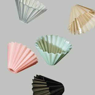 啡象牌咖啡手冲滤杯Origam杯托树脂折纸滤杯手冲v60滴滤蛋糕滤杯