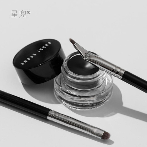 星兜精细眼线刷折角弯头迷你卧蚕