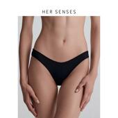 何识律动系列系绳环保纱线中腰三角裤 HER SENSES P140