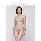 何识触动系列3 HER SENSES 4杯钢圈文胸超薄网纱美背舒适内衣B081