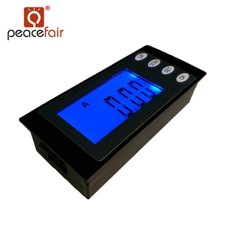 ac single phase digital panel voltmeter ammeter 220v 20a 5in