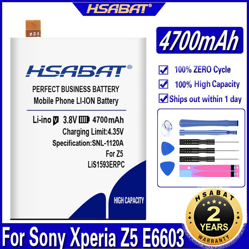 4700mah lis1593erpc battery for sony xperia z5 e6603 e6653 e