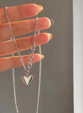 爱心吊坠项链CrobdeNew