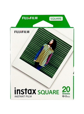 富士INSTAX SQUARE 20张拍立得sq白边相纸相片纸适用于sq1/sq6/sq40/sq10/sq20