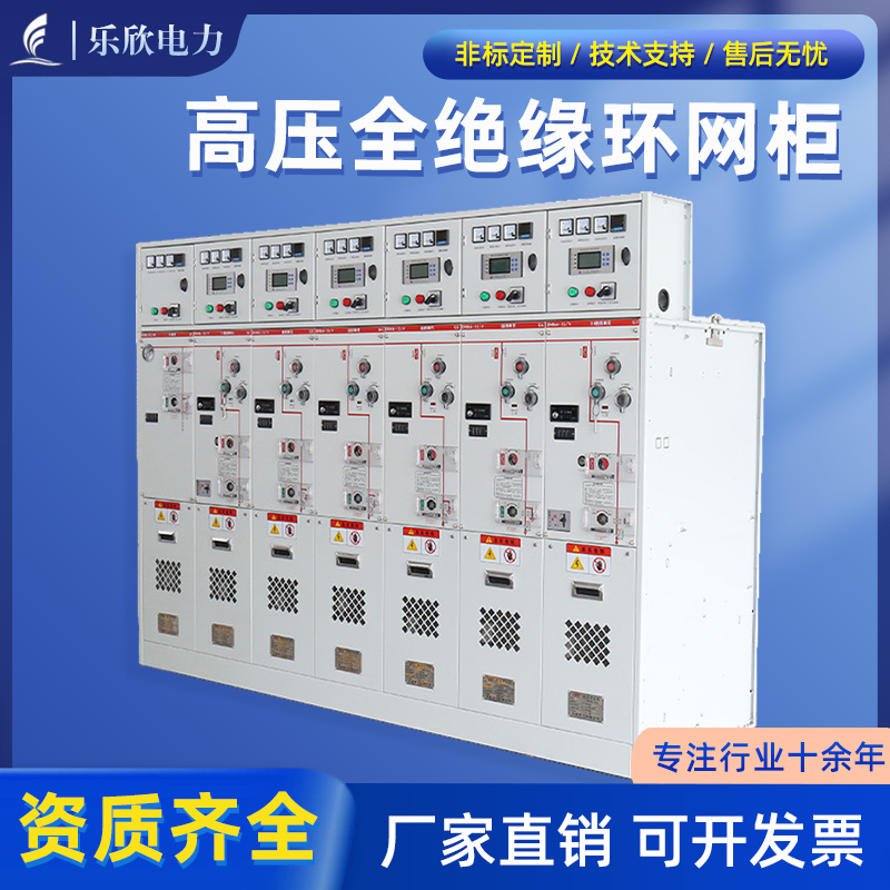 10KV高压环网柜HXGN-12 全绝缘成套高压固体配电柜开关柜充气柜