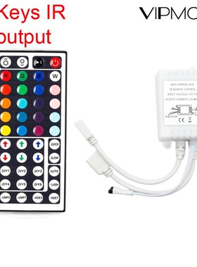 44 Keys 24 Keys DC12V Dual Connectors Output IR Remote RGB C