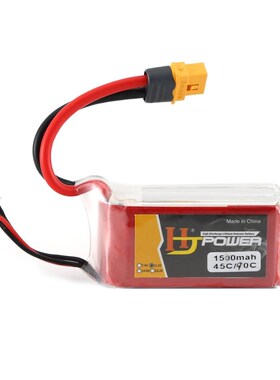 HJ 11.1V 1500MAH 45C 3S Lipo Battery XT60  Rechargeable for