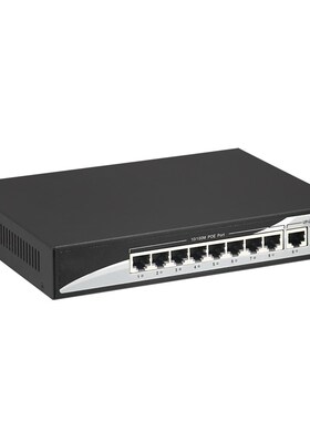 2+8 Ports 100Mbps PoE Switch Injector Power over Ethernet IE