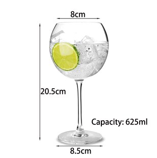 625ml Gin & Tonic Glass Cocktail Glass Wine Glass