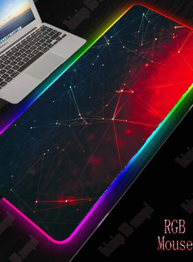 MRGBEST Gaming Mouse Pad Red and Black All Size RGB and Larg