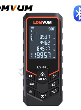 LOMVM Bluetooth Laser Distance Meter SB Rechargeable Digital