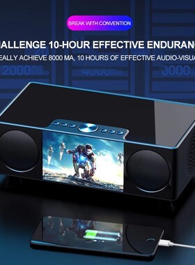 SOAIYHome theater Bluetooth Speaker 4.3''Display Wireless S