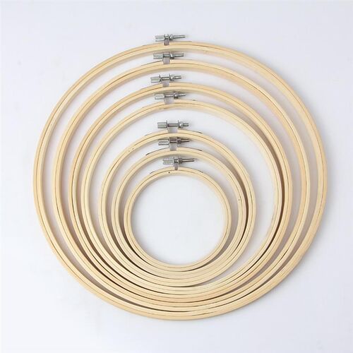 8-40cm Bamboo Embroidery Hoop Ring Circle Frame DIY Craft Ne