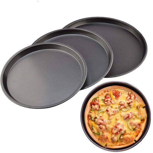 *Pizza Stone Pizza Baking Mold Round Deep Dish Pizza Pan Tra
