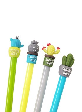 30 Pcs/lot Kawaii Plastic Gel Pens Lovely Cartoon Bear Pen