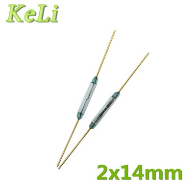 200PCS/LOT Reed Switch 2x14mm MKA14103 GLASS Green 14MM norm