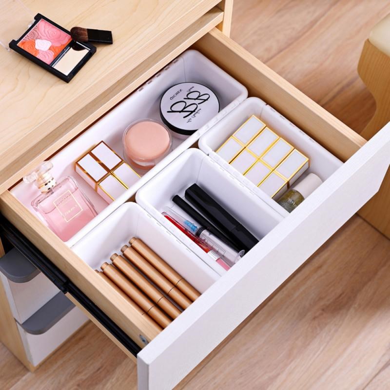 Retractable storage compartment dressing table drawer makeu