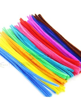 50pcs Chenille Stems Pipe Cleaners Kids Plush  Children's Ed