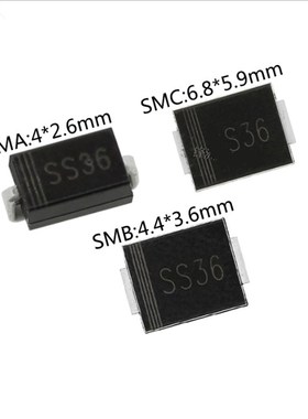 YSTB SMC 50PCS S3M SMC S3MC SS54 SK54 SMCJ22A ES3D S1M-13-F