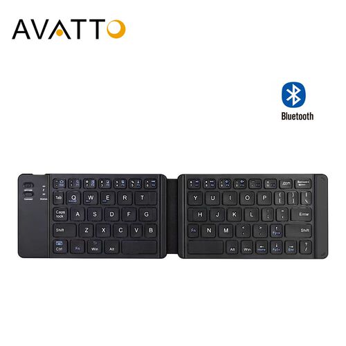 [AVATTO] Portable Bluetooth 3.0 Wireless Folding Keyboard f