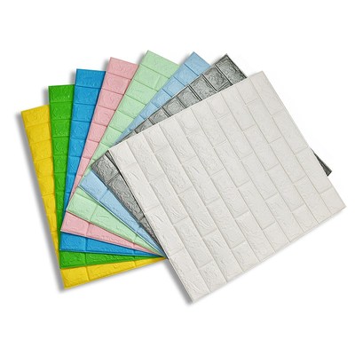 3d Three Dimensional Brick Pattern Wall Stickers Self Adhes