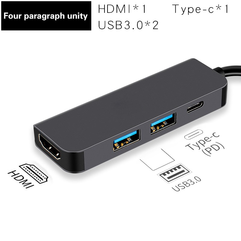 Thunderbolt 2 Thunderbolt 3 4 in1 USB-C to HDMI Adapter 2x U