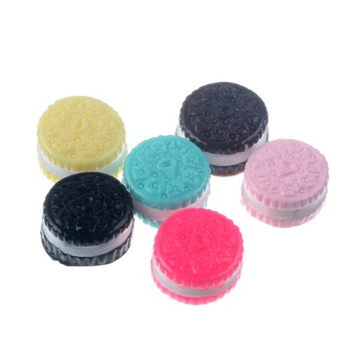 20pcs Colorful Round Resin Oreo Cookies Decoration Crafts F