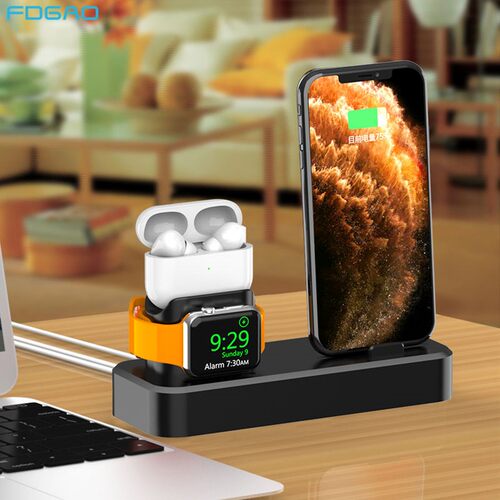 Silicone Charging Dock Station Mobile Phone Charger Holder