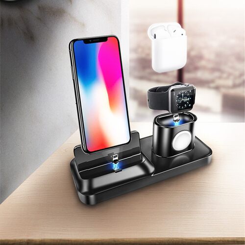 3in1 Magentic Charger Dock Charging Station For Apple Watch