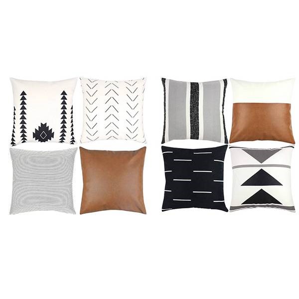 Decorative Throw Pillow Covers Only  Couch, Sofa, Or Bed Set