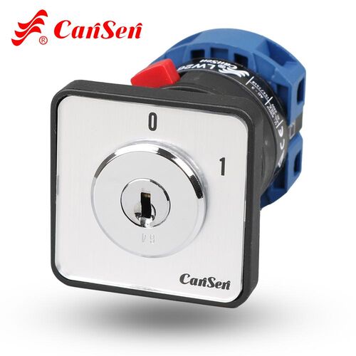 CANSEN LW26 25 CA20 690V Ith 25A Rotary Cam Switch with Key