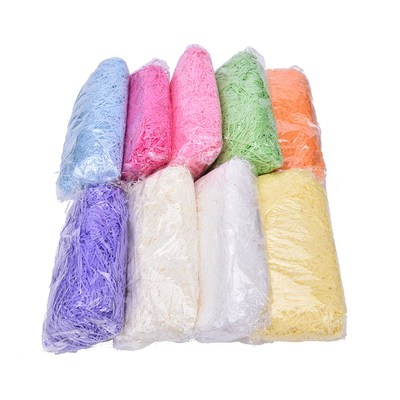 100g/Pack Multi Color Fashion Craft Shredded Crinkle Paper