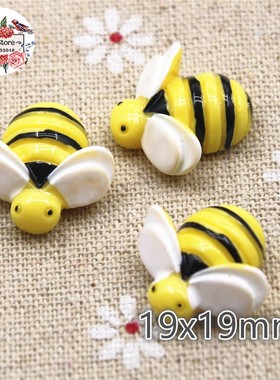 10pcs Resin bee flatback Cabochon cute animal Art Supply De